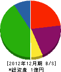 矢野鉄工所 貸借対照表 2012年12月期