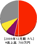 川村建築 損益計算書 2009年12月期