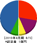 ヤマコー 貸借対照表 2010年4月期