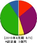飯山ブロック 貸借対照表 2010年4月期