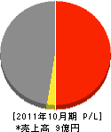 長崎大建 損益計算書 2011年10月期