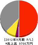 池田研窓 損益計算書 2012年9月期