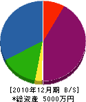 多賀太閤園 貸借対照表 2010年12月期