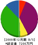 曽我塗装店 貸借対照表 2008年12月期