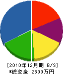 加藤商会 貸借対照表 2010年12月期
