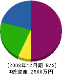 前田塗装工業 貸借対照表 2008年12月期