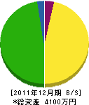 ハッピー・ハウジング 貸借対照表 2011年12月期 ハッピー・ハウジング 貸借対照表 2011年12月期