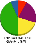 木曽川環境クリーン 貸借対照表 2010年3月期