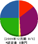 本田鐵工 貸借対照表 2009年12月期