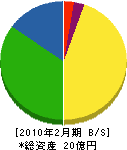 みづほ電機 貸借対照表 2010年2月期