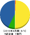今井組 貸借対照表 2010年4月期