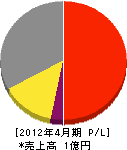 斉藤組 損益計算書 2012年4月期