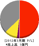 島田防災設備 損益計算書 2012年3月期