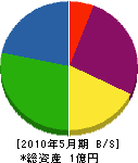 鈴木設備 貸借対照表 2010年5月期