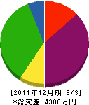 村田電工 貸借対照表 2011年12月期
