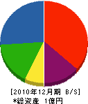 小田倉工務店 貸借対照表 2010年12月期