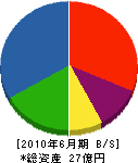 ヤマシタ工務店 貸借対照表 2010年6月期