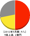 神戸通信工業 損益計算書 2012年5月期
