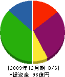 安成工務店 貸借対照表 2009年12月期