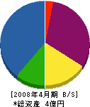 森田工業 貸借対照表 2008年4月期