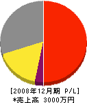 田上電業 損益計算書 2008年12月期