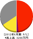 鶴岡企業 損益計算書 2012年6月期