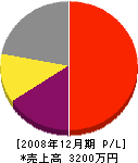 ナカムラ塗装店 損益計算書 2008年12月期