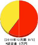 加藤電気商会 貸借対照表 2010年12月期