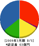 京三電設工業 貸借対照表 2009年3月期