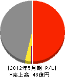 東京互光 損益計算書 2012年5月期