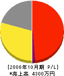小嶋設備 損益計算書 2008年10月期