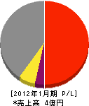 斉良工業 損益計算書 2012年1月期
