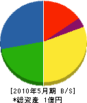 遠藤建設 貸借対照表 2010年5月期