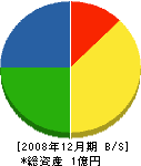 増田鉄工 貸借対照表 2008年12月期