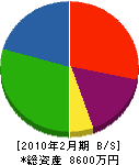 豊川ホーム 貸借対照表 2010年2月期