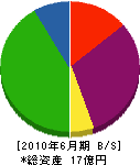 東名興産 貸借対照表 2010年6月期