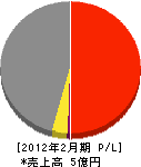 ヤシマ 損益計算書 2012年2月期