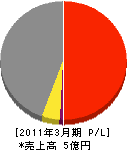 クリエイト軽井沢建設 損益計算書 2011年3月期