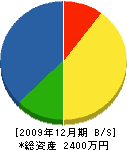 鎌倉組 貸借対照表 2009年12月期