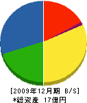 菊地建設 貸借対照表 2009年12月期