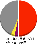 三髙土木 損益計算書 2012年12月期