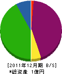 岩井工業所 貸借対照表 2011年12月期