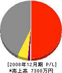 上野土木 損益計算書 2008年12月期