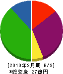 井ノ上 貸借対照表 2010年9月期