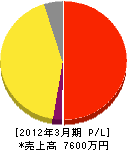 東日本環境保全工業 損益計算書 2012年3月期