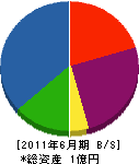 宮原電気 貸借対照表 2011年6月期