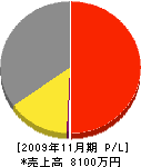 吉井造園 損益計算書 2009年11月期