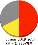 広瀬電気工事 損益計算書 2010年12月期