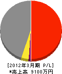 矢島交安システム 損益計算書 2012年3月期