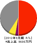 和田長建設 損益計算書 2012年9月期